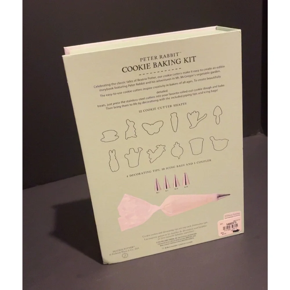 Williams Sonoma Collective Peter Rabbit Beatrix Potter Cookie Baking Kit Easter